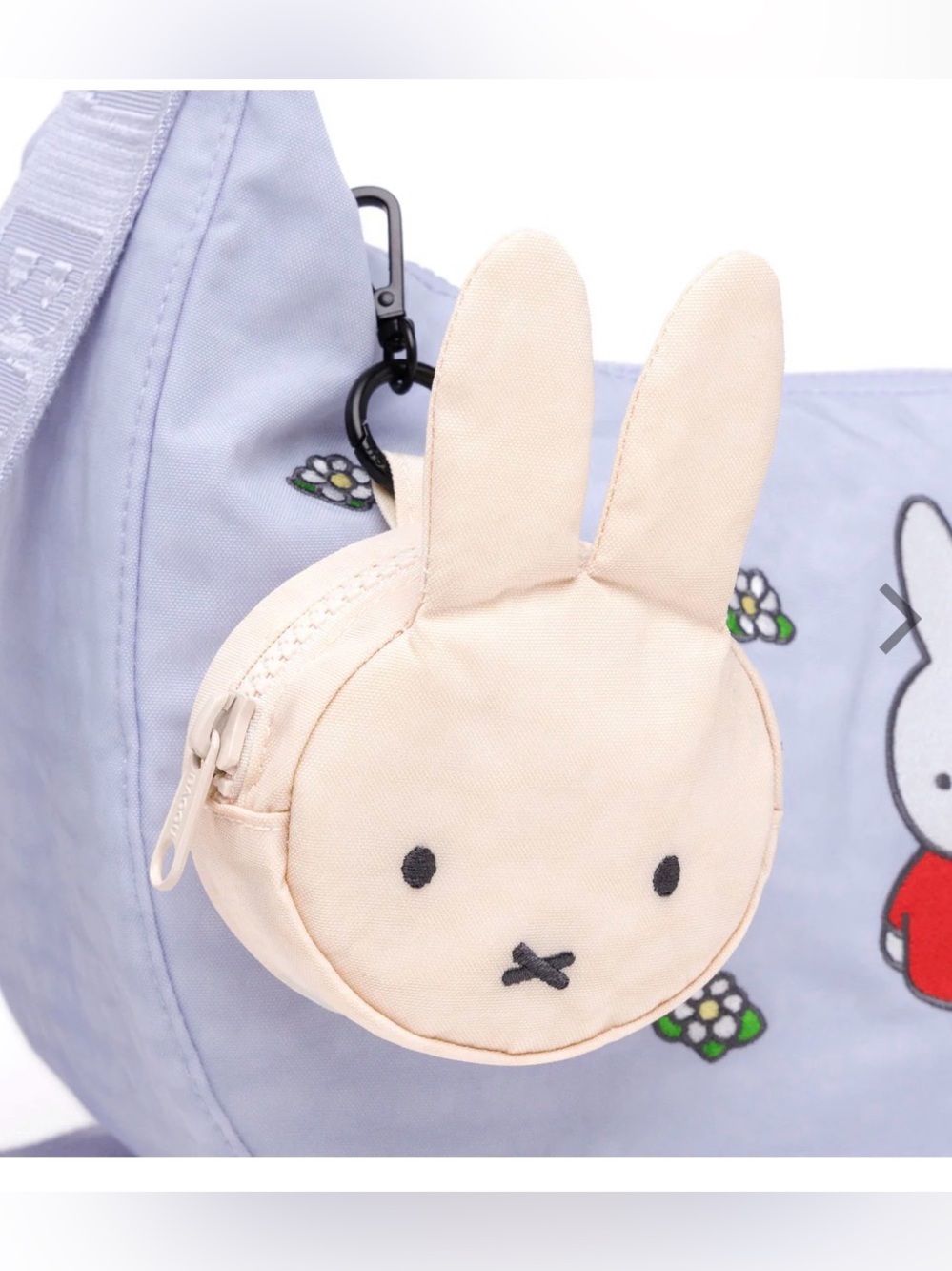 Baggu x Miffy Recycled Nylon Bag Charm - Picture 4 of 5